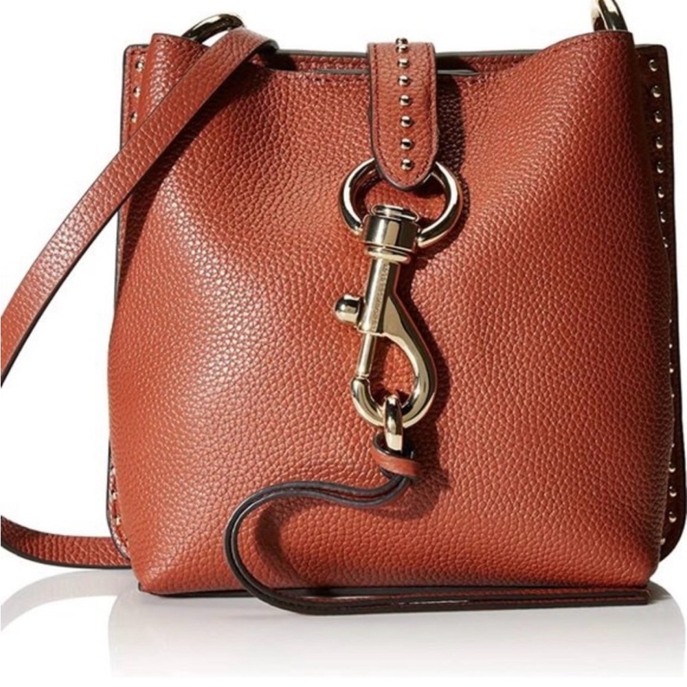 Rebecca Minkoff Studded Pebbled Leather Crossbody